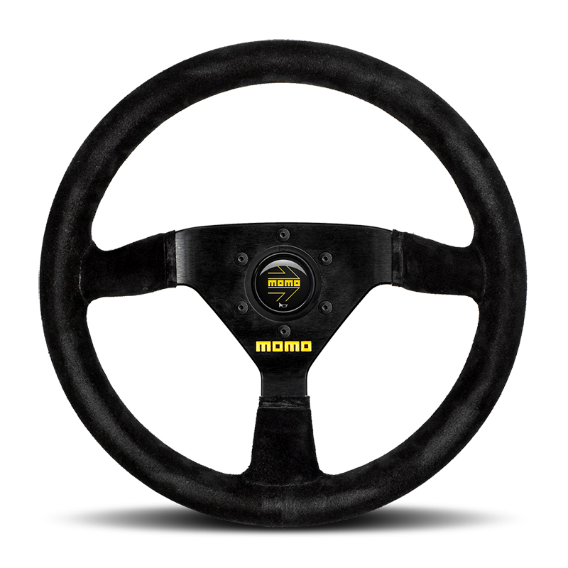 Evasive Motorsports: Momo Mod 69 Steering Wheel - 350mm (Black Suede)